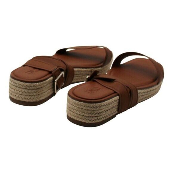 Inc Womens Brown 1 Platform Padded Ankle Strap Espadrille Shoes - Picture 7 of 9